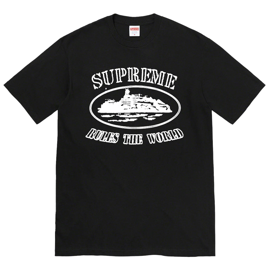 Supreme Corteiz Rules The World Tee, Black