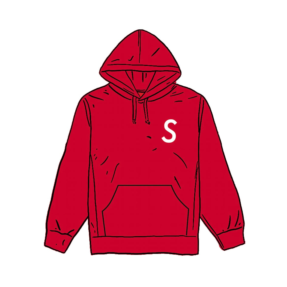 Supreme Swarovski S Logo Hoodie ‘Red’