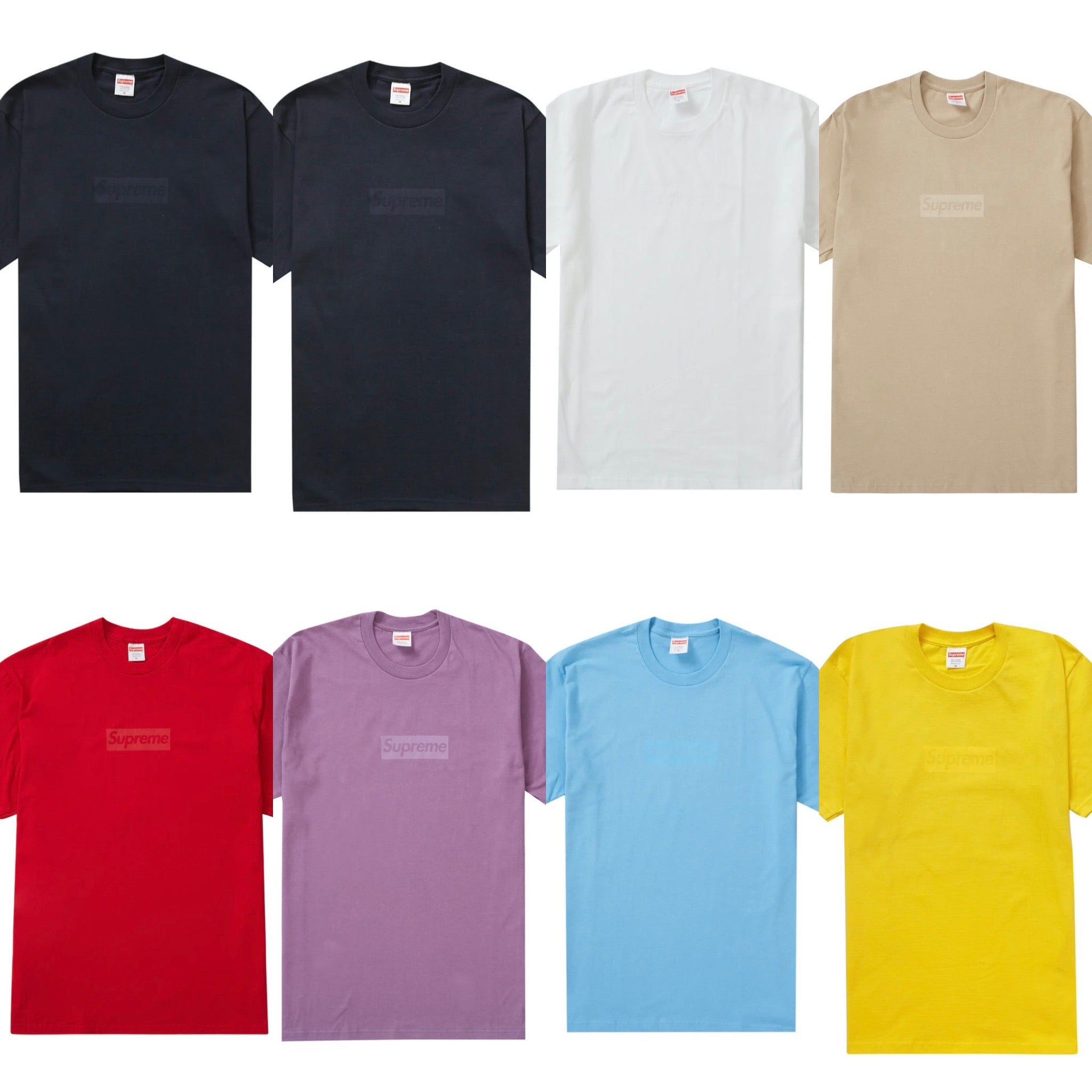 [Lサイズ] Supreme Tonal Box Logo Teeボックスロゴ