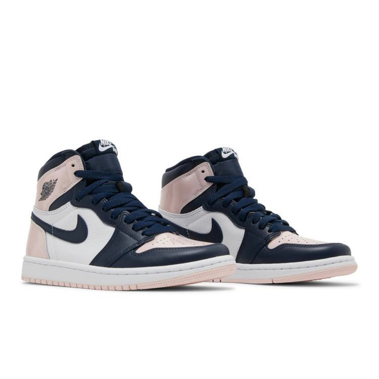 Nike Air Jordan 1 Retro High OG, Atmosphere Pink/Obsidian (Women’s)