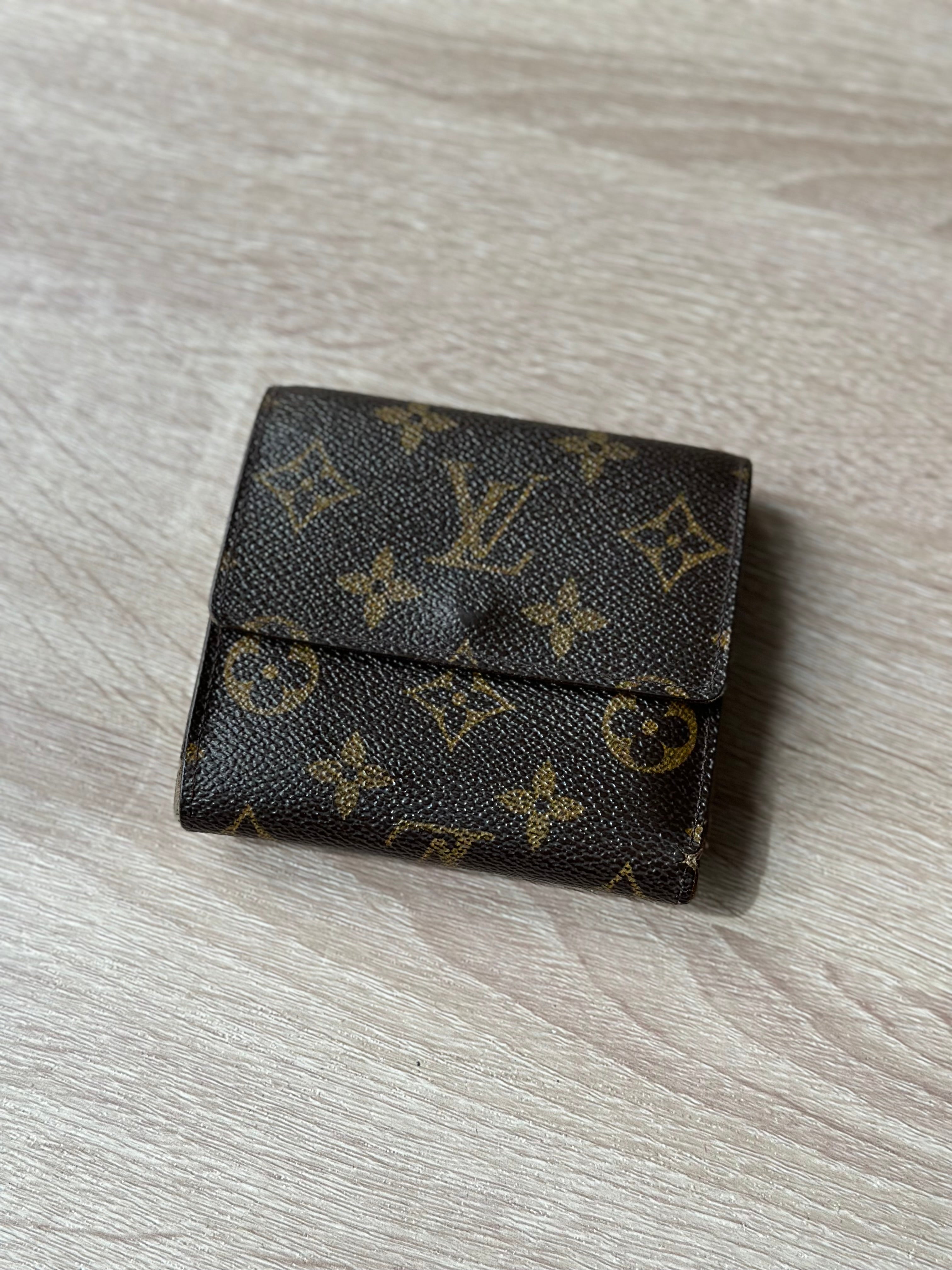 Louis Vuitton Monogram Tri-Fold Wallet, Brown (Vintage)