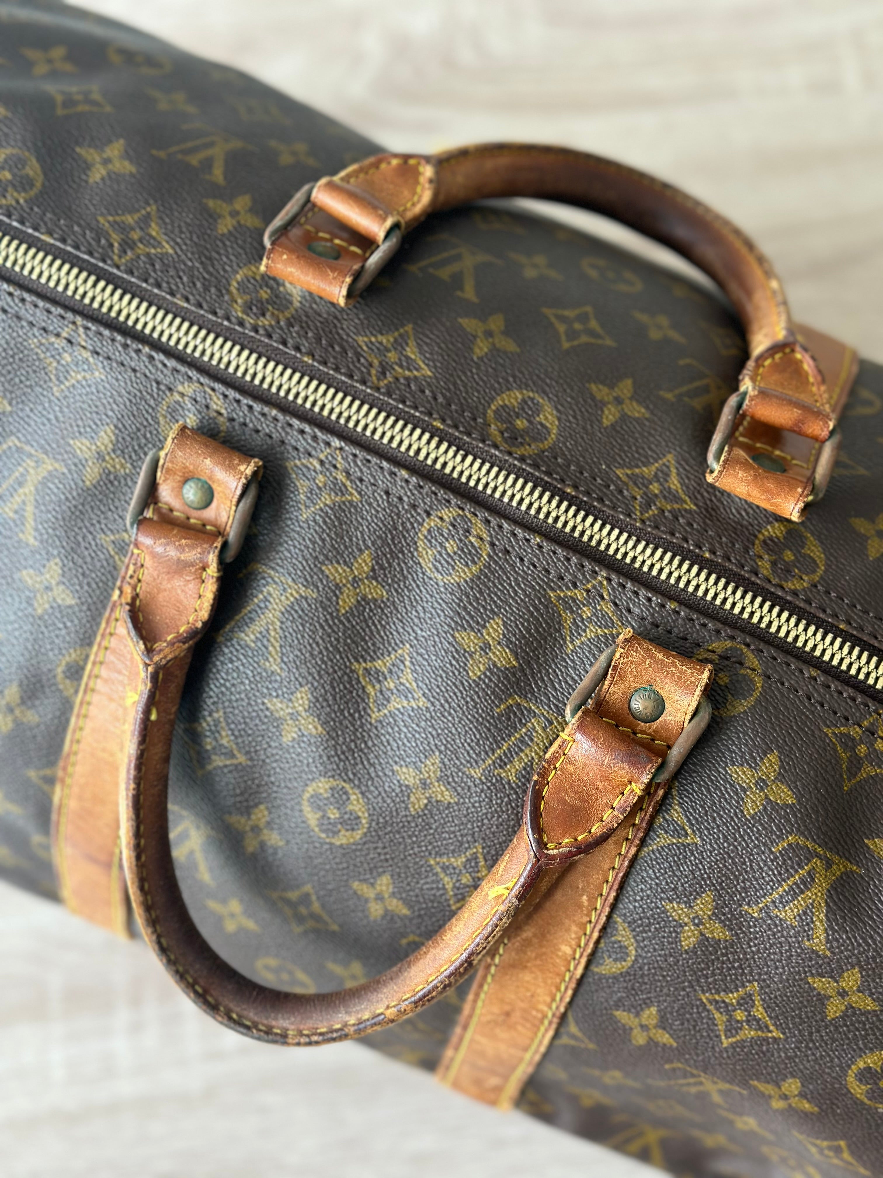 Louis Vuitton Vintage Monogram Travel Bag Keepall, 50