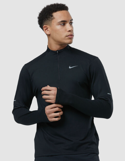 Nike Running Element Half Zip Black