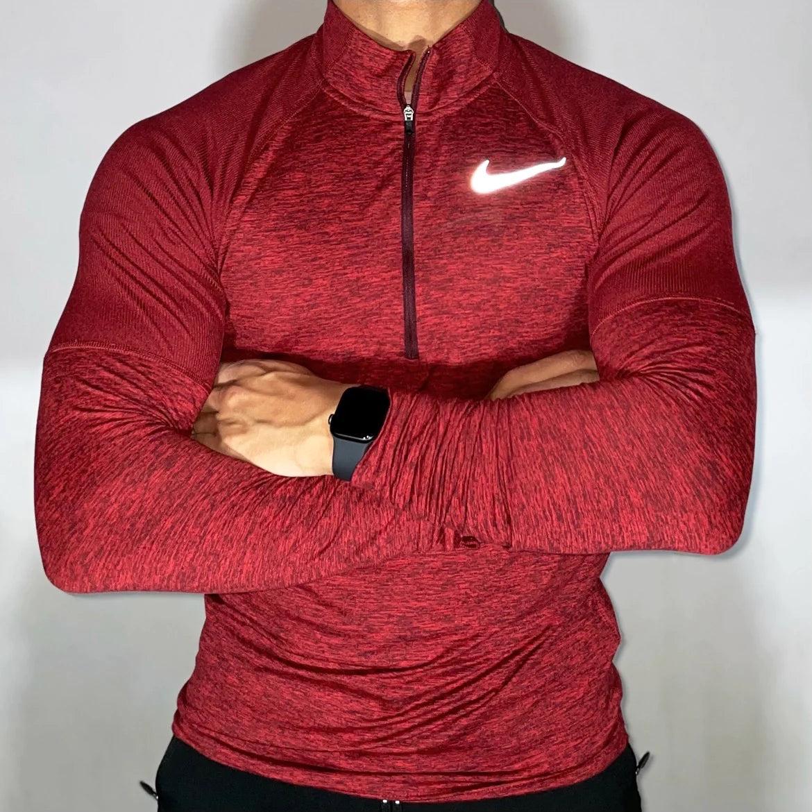 Nike Running Element 2.0 Half Zip Red
