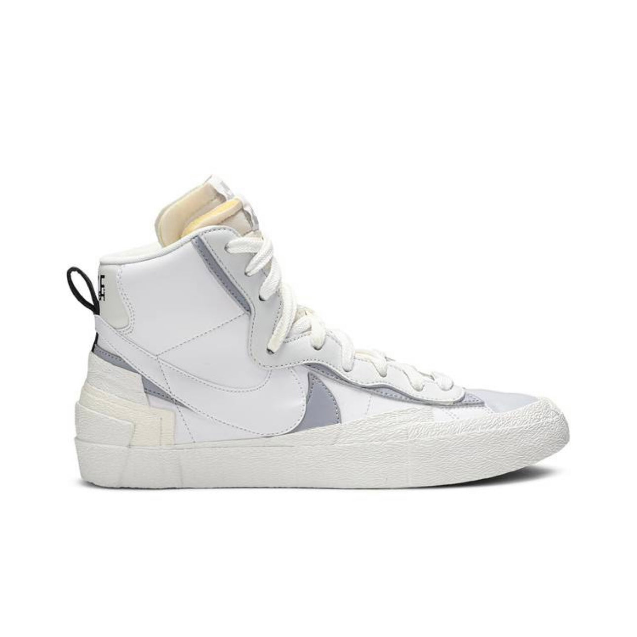 Nike Blazer Mid x Sacai, White/Grey (Pre-Loved) UK 9.5